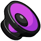 Purple speaker