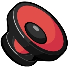 Red speaker