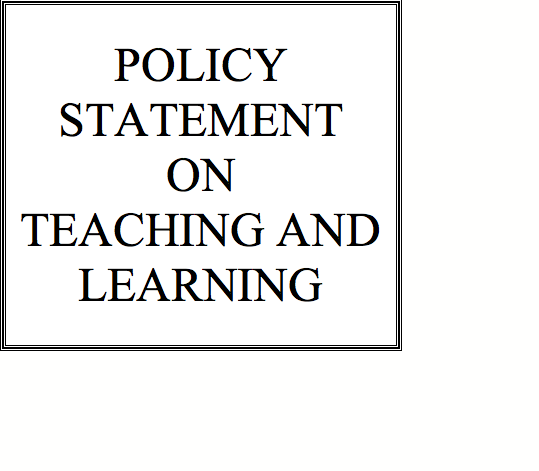 Teaching And Learning Policy